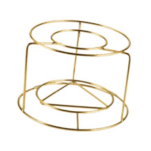 Outdoor Stand For Cooking And Hiking, Gold Color, Stable Outdoor Use