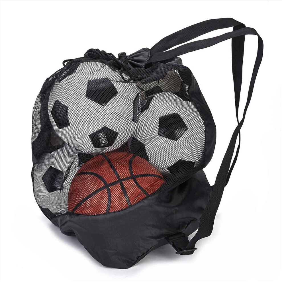 Photos - Basketball Hoop Kopinma Mesh Bag Adjustable Drawstring Soccer Storage Bags 