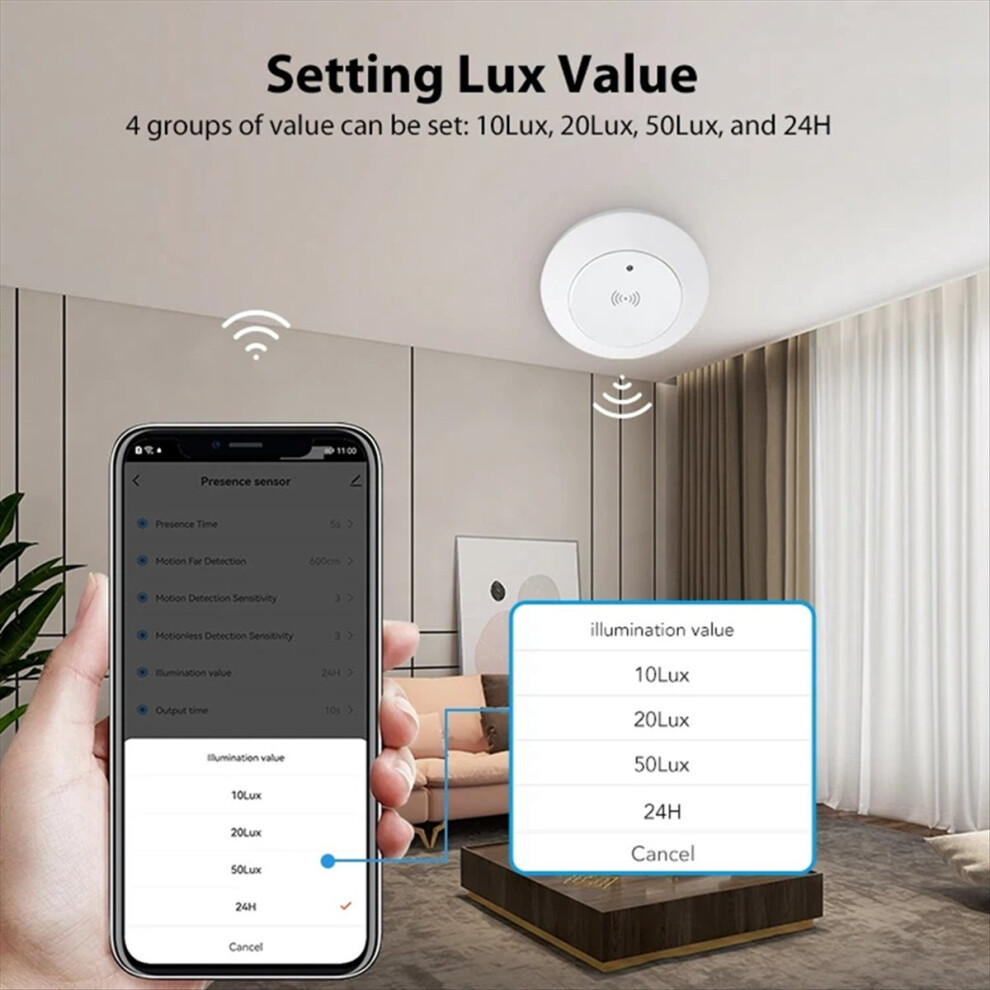 Tuya Zigbee 24G Mmwave Radar Smart Human Presence 4853077521314