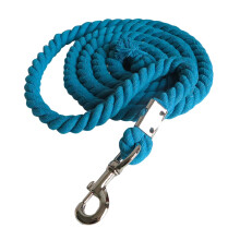 Horse Lead Rope Bolt Snap Clip Soft Durable 3m Light Blue For Livestock Horse Leading Rope
