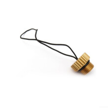 Aluminum Din Tank Valve Threaded Dust Cap For Scuba Diving Cylinder Protection 6061 Alloy Gold