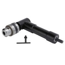 Compacte booradapter voor krappe ruimtes, 90 graden haakse boorkop voor elektrisch gereedschap, booropzetstuk van aluminiumlegering zorgt voor