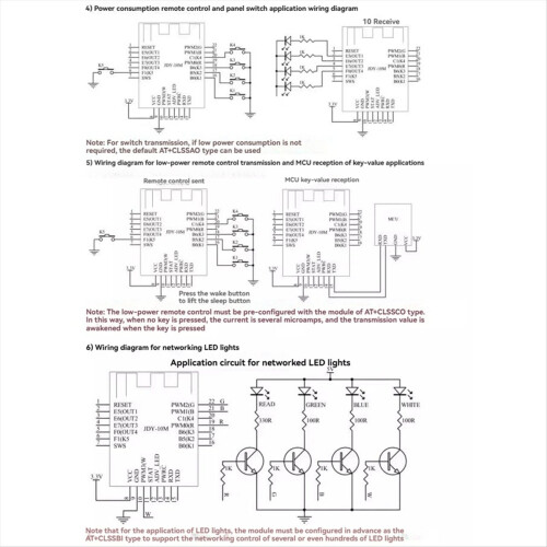 -10M Bluetooth MESH Networking ZIGBEE Module Maste 1