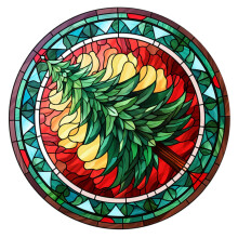 Christmas Tree Window Cling Static Sticker For Windows And Doors On Smooth Surfaces For Christmas Parties