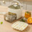 2-Layer Ice Block Tray with Mold, Storage Box for 2