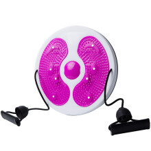 Exercise Waist Twisting Disc Rose Red 27 cm by 20.5 cm Portable Foot Massage Fitness Equipment Torsion Machine