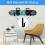 2 Pcs Horizontal Snowboard Wall Racks, Mount Clips 4