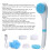 MultiFunction Electric Bath Brush - 5 Heads 6 Gears Blue Design 4