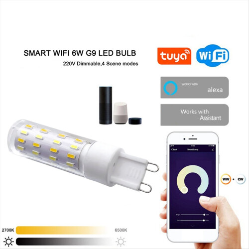 G9 Led Light Bulb 6W Tuya WiFi Dimmable Smart Halo 2