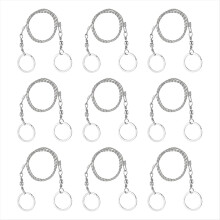 9 Pcs Wire Saw Survival, Stainless Steel Cable Han