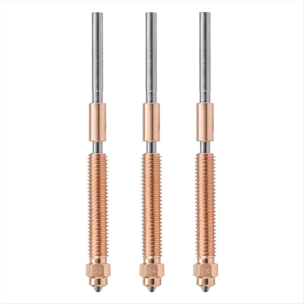 3Pcs 0.2+0.4+0.6Mm Nozzles With Titanium Alloy Hea 4853202283469