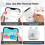Mini Sticker Printer RGB Light Bluetooth Pocket In 6