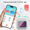 Mini Sticker Printer RGB Light Bluetooth Pocket In 10