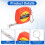 80 PCS Keychain Tape Measure Small Keychains, 3 Ft 2