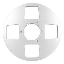 Aluminum Alloy Material Universal Open Reel For Reel To Reel Tape Player 4 Hole Design High Performance Replacement Takeup Reel NAB Flange Compatible