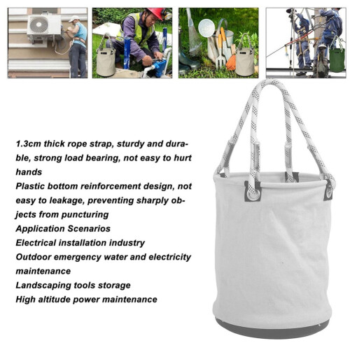 Storage Bucket 40x30cm 50KG Load Bearing Plastic B 2