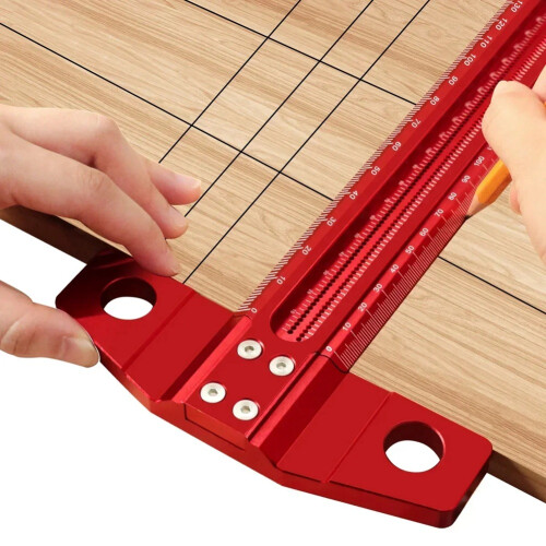 Precision Marking T-Ruler Aluminum Alloy Woodworki 2