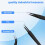 Precision Tweezers Set,Upgraded Anti-Static Stainl 4