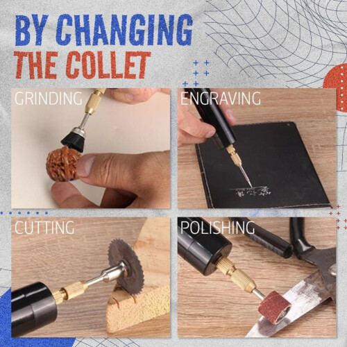 Micro-Type Hand Drill Small Electric Grinder Drill 2