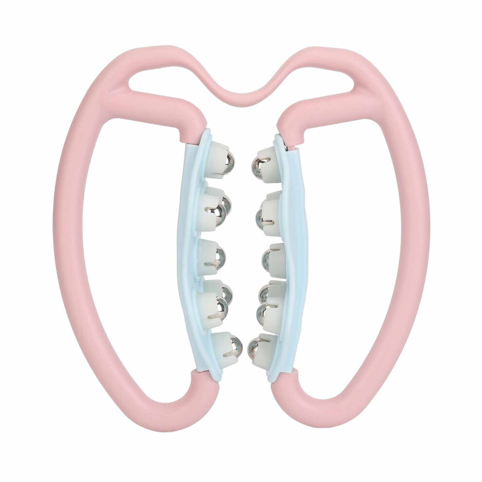 Handheld Massage Roller Cellulite Reduction Deep Tissue Massage With Steel Balls Manual Cervical Neck Massager Targets Muscle Soreness Promotes