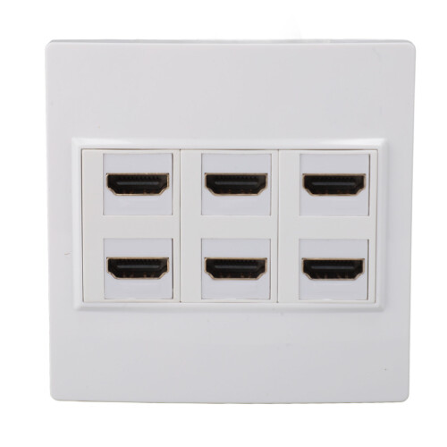 Υποδοχή HDMI Keystone για βίντεο Ultra HD, θηλυκό σε θηλυκό, εγκατάσταση HDMI Snap In, 2