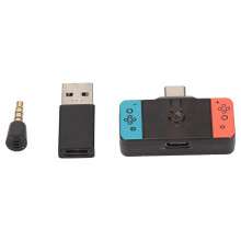 Draadloze Bluetooth-adapter voor PS4, mini-USB-dongle met betrouwbaarheid en groot bereik, ondersteunt twee stereohoofdtelefoons.