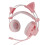 Ακουστικά Cat Ear με φωτισμό RGB Virtual7.1Surround Sound με μικρόφωνο ακύρωσης θορύβου 4