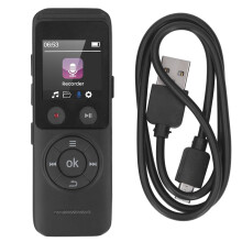 Enregistreur vocal à commande en un clic via application, doté d'une fixation magnétique ultra-puissante et d'une fonction de réduction dynamique