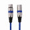 Καλώδιο XLR Αρσενικό σε Θηλυκό Καλώδιο Premium Audio Balance3Pin Καλώδιο Μικροφώνου για 3