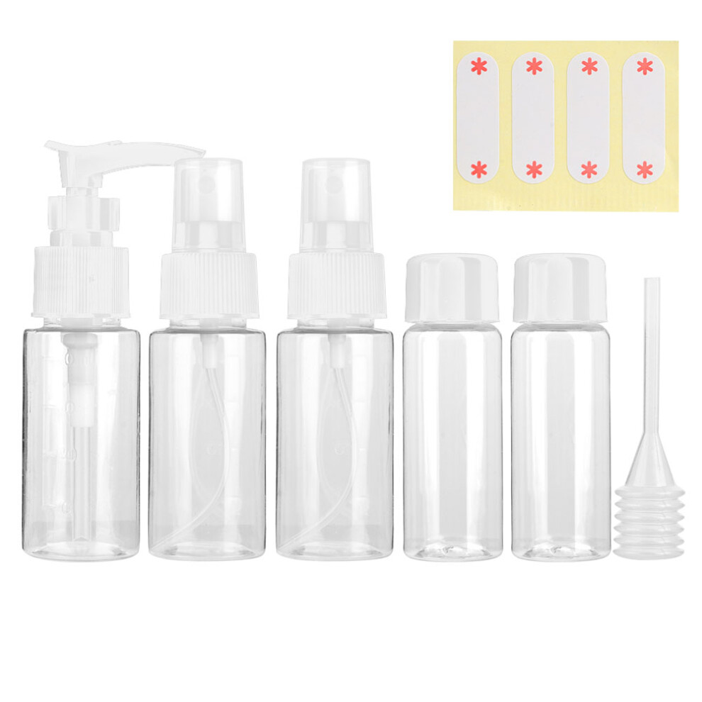 Empty Makeup Spray Bottle Fine Mist Reusable Refillable Cosmetic Spray Bottle Lightweight Leakproof Design Durable Hard Plastic Portable Travel