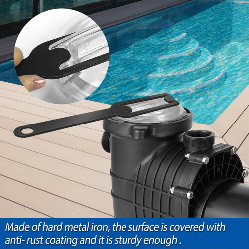 Pool Pump Lid Removal Tool, Iron Strainer Removing 1