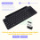 2.4G Wireless Bluetooth Keyboard with Number Touch 7
