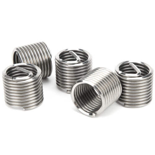 Stainless Steel Coiled Wire Helical Screw Thread Inserts With Enhanced Elasticity Thread Repair Insert For Improving Load Distribution And Preventing 2