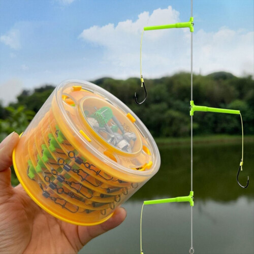 Anti- Fishing Hooks with Organizer Rotating Spinne 1