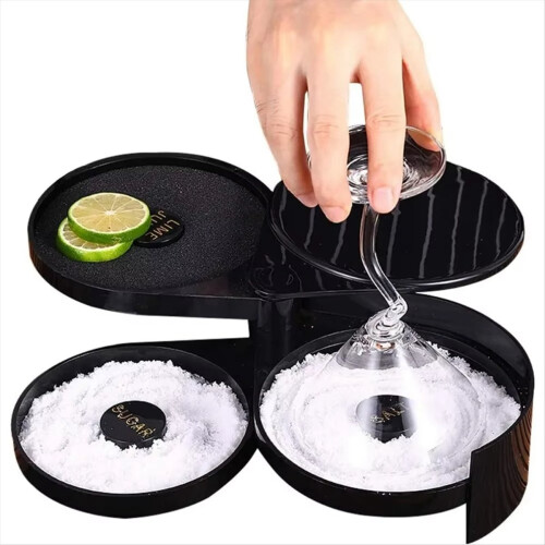 Bar Wine Accessories,3-Layer Rotating Cocktail Sea 1