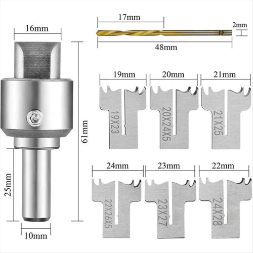 16PCS Woodworking Milling Cutter Set for Crafting 2