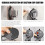 Wall Mounted Soap Holder with Hook, No-Drill Installation, Removable Soap Dish for Shower and Bathroom 3