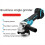 Brushless Angle Grinder and Polishing Cutter is Su 7