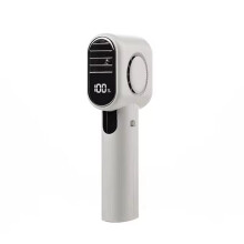 Stille Turbo Jet Bladeless Ventilator, 100-Snelheden Krachtige Blazer, 4000mAh, USB Draagbare Koelventilator met LED-Display