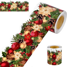 Christmas Bulletin Board Borders Handmade Paper Border Stickers Pine Cone Decor Borders For Display Boards Easy To Use