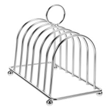 Stainless Steel Toast Holder Rack With Handle Desktop Bread And Slice Organizer Multipurpose Metal Rack Indoor Outdoor