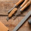 Wooden File Handle with Strong Metal Collars 10PCS 4