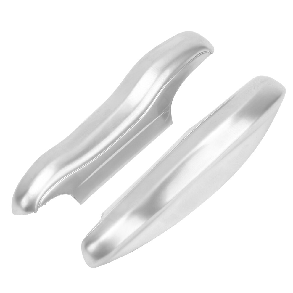 2Pcs Abs Remote Key Fob Cover Shell For Porsche Cayenne Panamera Macan Silver 6941378985299