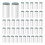 40 Pack Billiard Pool Cue Tips, Slip on Repair Tip 2