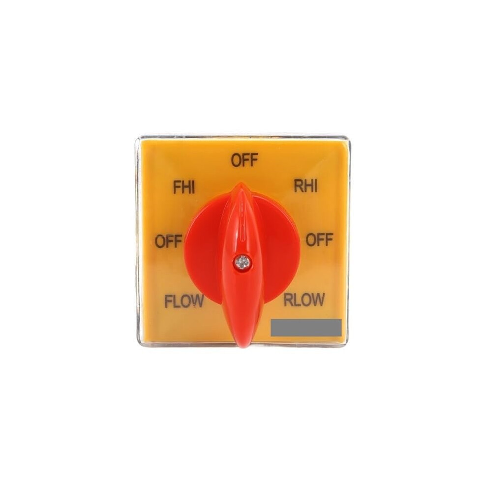 25A Cam Switch, 64X64mm, Multiposition Forward/Reverse Milling Changeover, Fast/Slow Speed 9189345553363