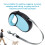 Retractable Dog Leash 5m/16.4ft with AntiSlip Handle for Small Medium Dogs Blue 9