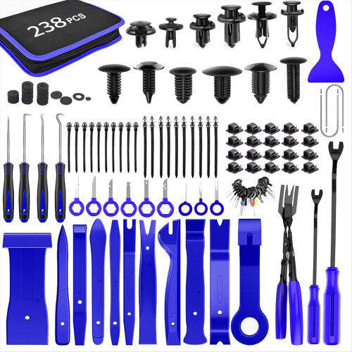 238 Pieces Trim Removal Tools, Car Push Pin Bumper