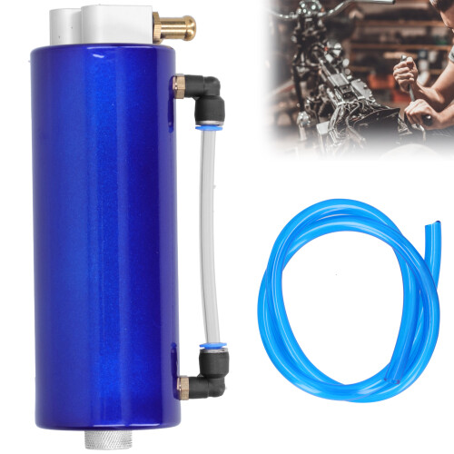 Universelle Ölabscheider-Behälter-Set 500ml Blau Aluminum
