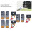 Universal 6pc Wireless Winch Remote Controller & 3 434MHz Receiver Kit 12