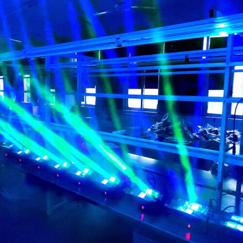 Mini Spider Light 8x3W RGBW LED Stage Beam Moving 2
